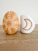 Load image into Gallery viewer, Sun + Moon Mini Vessel Set - Mustard/White
