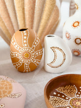 Load image into Gallery viewer, Sun + Moon Mini Vessel Set - Mustard/White
